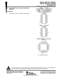 Datasheet SN74LS04N manufacturer TI